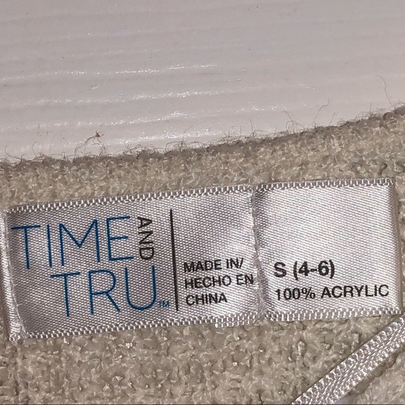 A cream colored sheer sweater. Never worn before. - Picture 3 of 3